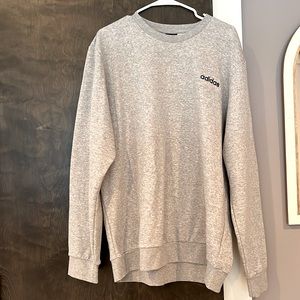 Men’s Grey Addidas Crewneck - XL